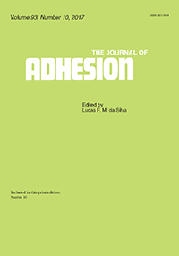 Cover image for The Journal of Adhesion, Volume 93, Issue 10, 2017