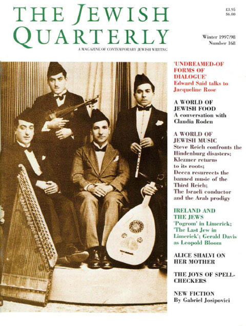 Cover image for Jewish Quarterly, Volume 44, Issue 4, 1997