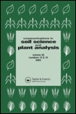 Cover image for Communications in Soil Science and Plant Analysis, Volume 45, Issue 10, 2014