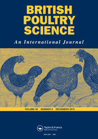 Cover image for British Poultry Science, Volume 56, Issue 6, 2015