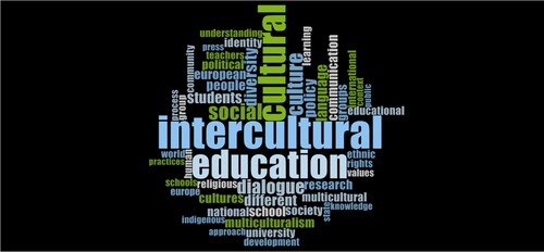 Figure 4. Word cloud for intercultural issues based on 50 word frequency (n = 351).