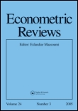 Cover image for Econometric Reviews, Volume 14, Issue 3, 1995