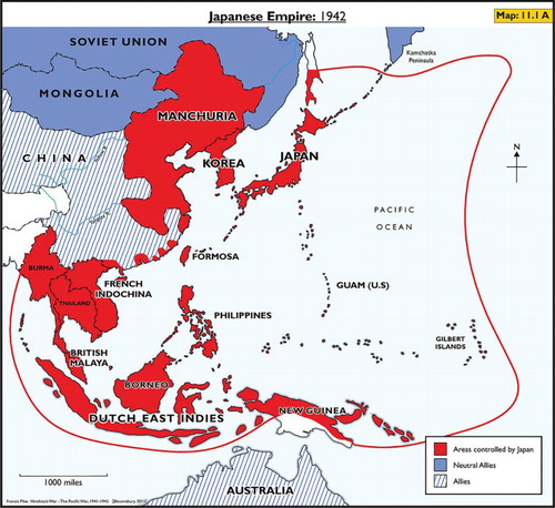 Figure 1 Japanese Empire: 1942