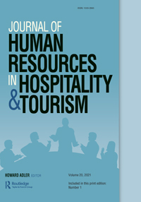 Cover image for Journal of Human Resources in Hospitality & Tourism, Volume 20, Issue 1, 2021