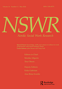 Cover image for Nordic Social Work Research