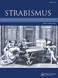 Cover image for Strabismus, Volume 27, Issue 4, 2019