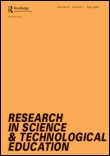Cover image for Research in Science & Technological Education, Volume 31, Issue 2, 2013