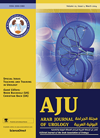 Cover image for Arab Journal of Urology, Volume 12, Issue 1, 2014