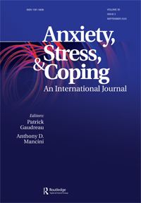 Cover image for Anxiety, Stress, & Coping, Volume 36, Issue 5, 2023