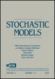 Cover image for Stochastic Models, Volume 32, Issue 2, 2016