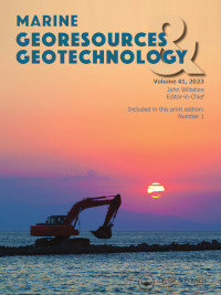 Cover image for Marine Georesources & Geotechnology, Volume 41, Issue 1, 2023