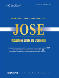 Cover image for International Journal of Occupational Safety and Ergonomics, Volume 27, Issue 1, 2021