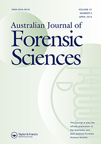 Cover image for Australian Journal of Forensic Sciences, Volume 51, Issue 2, 2019