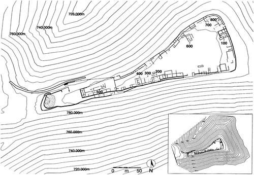 Figure 2. Map of the site of KMA. Routledge Citation2000.