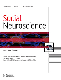Cover image for Social Neuroscience, Volume 16, Issue 1, 2021