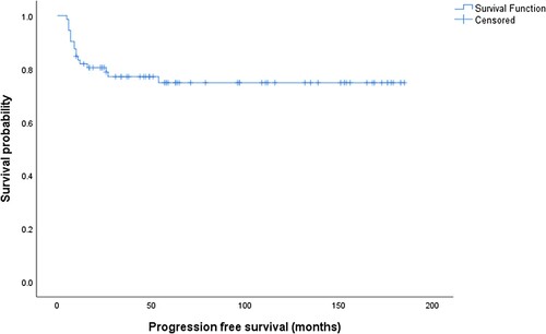 Figure 1. Progression free survival.