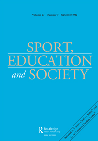 Cover image for Sport, Education and Society, Volume 27, Issue 7, 2022