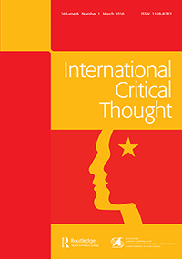 Cover image for International Critical Thought, Volume 6, Issue 1, 2016