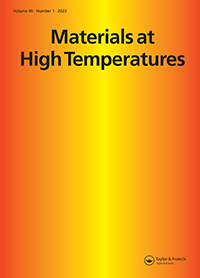 Cover image for Materials at High Temperatures, Volume 40, Issue 1, 2023