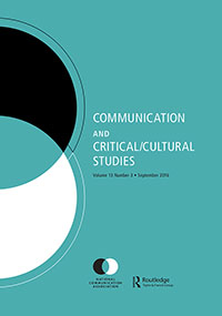 Cover image for Communication and Critical/Cultural Studies, Volume 13, Issue 3, 2016