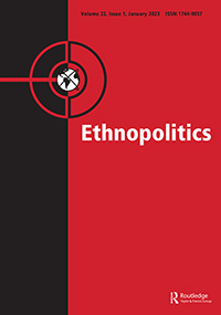 Cover image for Ethnopolitics, Volume 22, Issue 1, 2023