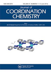 Cover image for Journal of Coordination Chemistry, Volume 67, Issue 11, 2014