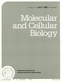 Cover image for Molecular and Cellular Biology, Volume 10, Issue 7, 1990