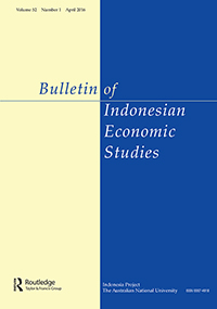 Cover image for Bulletin of Indonesian Economic Studies, Volume 52, Issue 1, 2016