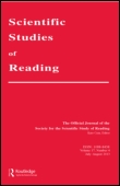 Cover image for Scientific Studies of Reading, Volume 19, Issue 5, 2015