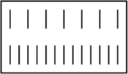 Figure 8. A spatial analog representation of the 2:1 rhythm I clapped.