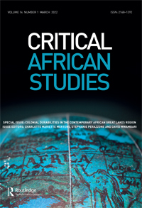Cover image for Critical African Studies, Volume 14, Issue 1, 2022