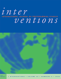 Cover image for Interventions, Volume 22, Issue 5, 2020