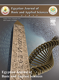 Cover image for Egyptian Journal of Basic and Applied Sciences, Volume 4, Issue 3, 2017
