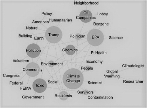 Figure 3. Network of co-occurrence of terms.Source: Compiled by the authors.