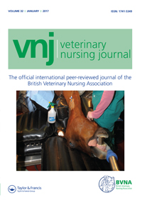 Cover image for Veterinary Nursing Journal, Volume 32, Issue 1, 2017