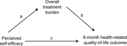Figure 1 Hypothesized mediational pathway.