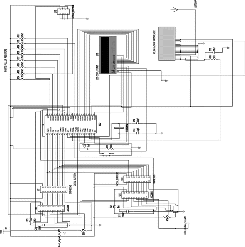 Figure 3. Circuit diagram of the ADC based energy meter.