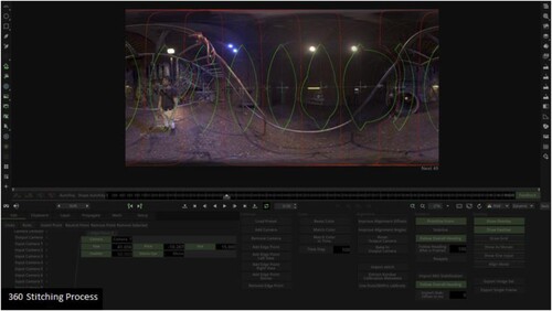 Figure 5. 360-degree video post-production.