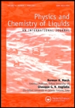 Cover image for Physics and Chemistry of Liquids, Volume 12, Issue 1, 1982