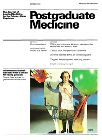 Cover image for Postgraduate Medicine, Volume 70, Issue 4, 1981