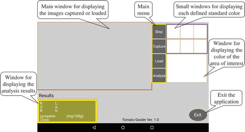 Figure 6. The main interface of the application after it is launched on an Android system.
