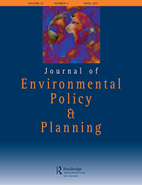 Cover image for Journal of Environmental Policy & Planning, Volume 23, Issue 2, 2021