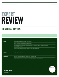 Cover image for Expert Review of Medical Devices, Volume 15, Issue 3, 2018