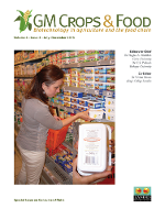 Cover image for GM Crops & Food, Volume 4, Issue 3, 2013