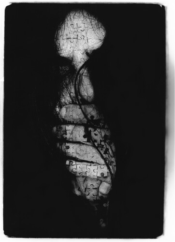 Figure 8. Katayoun Karami, No.3, ‘Censorship’ series, 2004, C-print photo (double exposed during print process), 50 × 74 cm.
