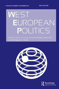 Cover image for West European Politics, Volume 42, Issue 7, 2019