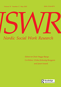 Cover image for Nordic Social Work Research, Volume 10, Issue 2, 2020