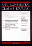 Cover image for Environmental Claims Journal, Volume 13, Issue 2, 2000