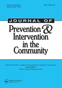 Cover image for Journal of Prevention & Intervention in the Community, Volume 46, Issue 2, 2018