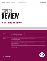 Cover image for Expert Review of Anti-infective Therapy, Volume 14, Issue 2, 2016